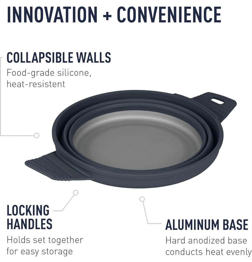 シートゥサミット　ポット X-ポット2.8L チャコール 折りたたみ鍋