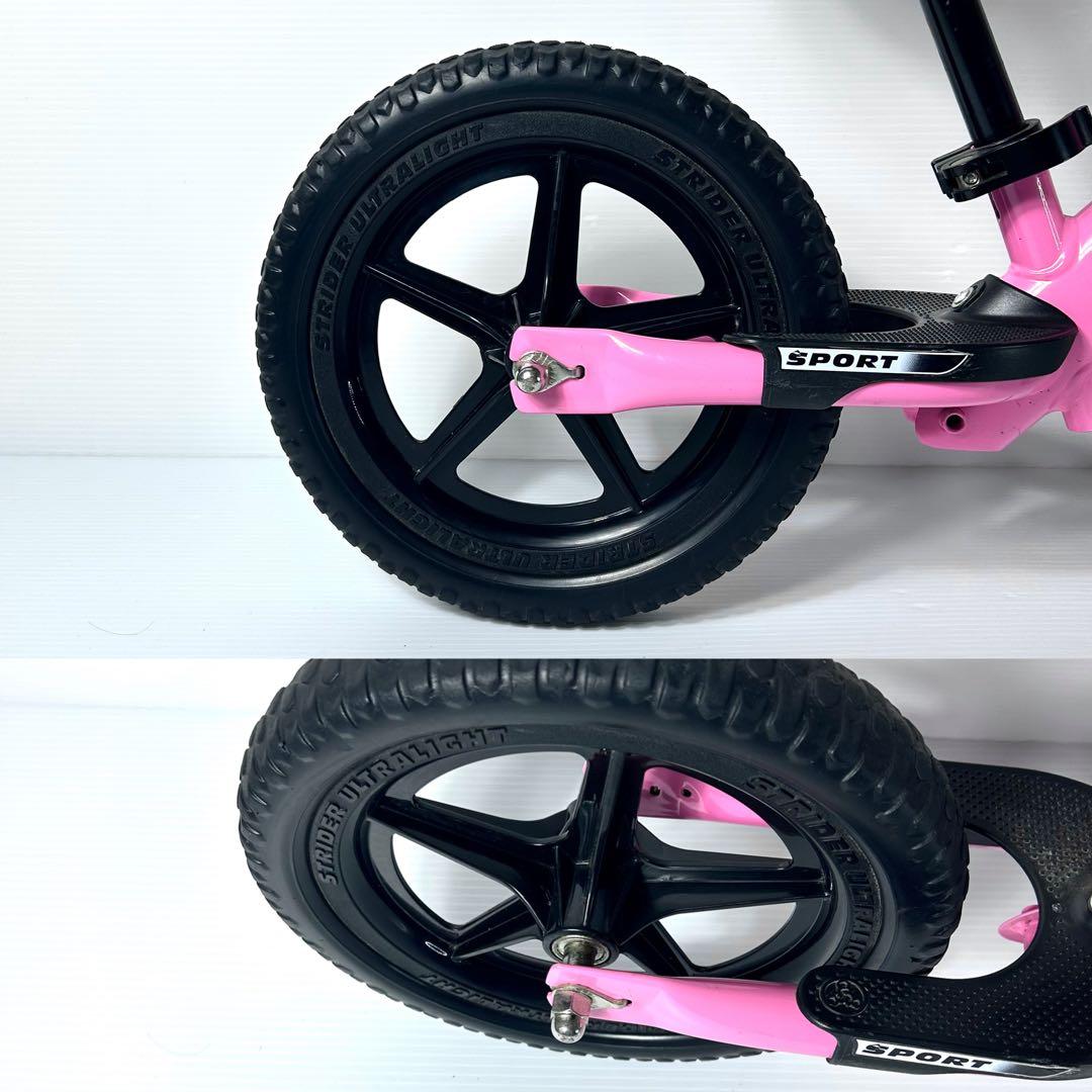極美品☆STRIDER SPORT バランスバイク ペダル無し ピンク 桃色