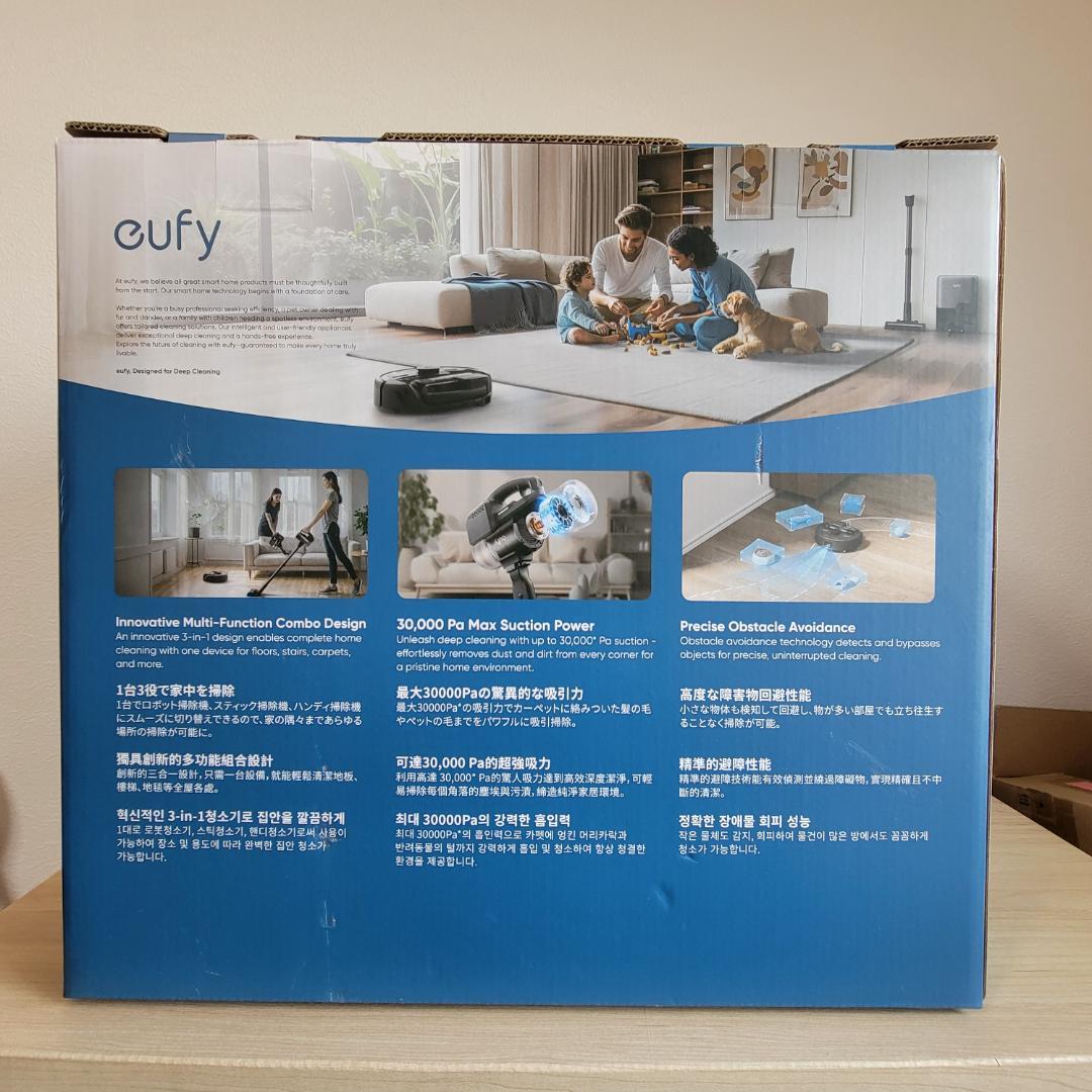 【使用回数1回】Eufy Robot Vacuum 3-in-1 E20