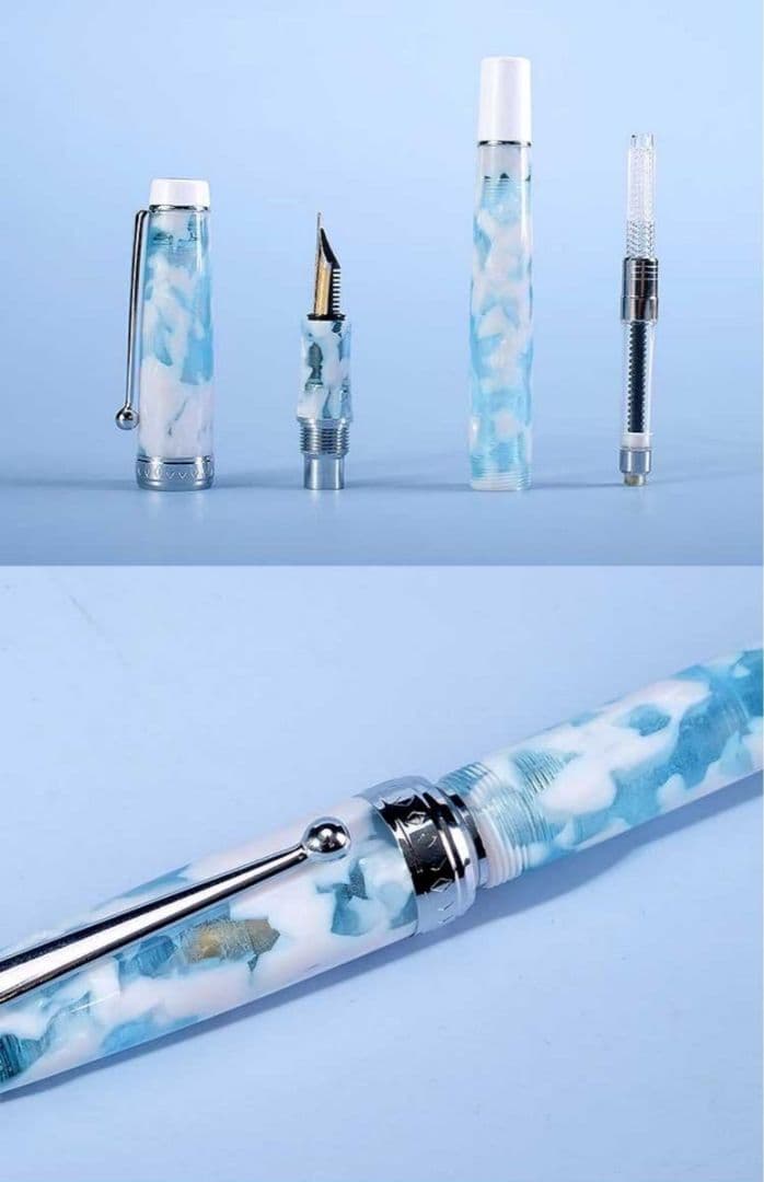 魔道祖師 KAZE コラボ 忘羨 万年筆 　藍忘機