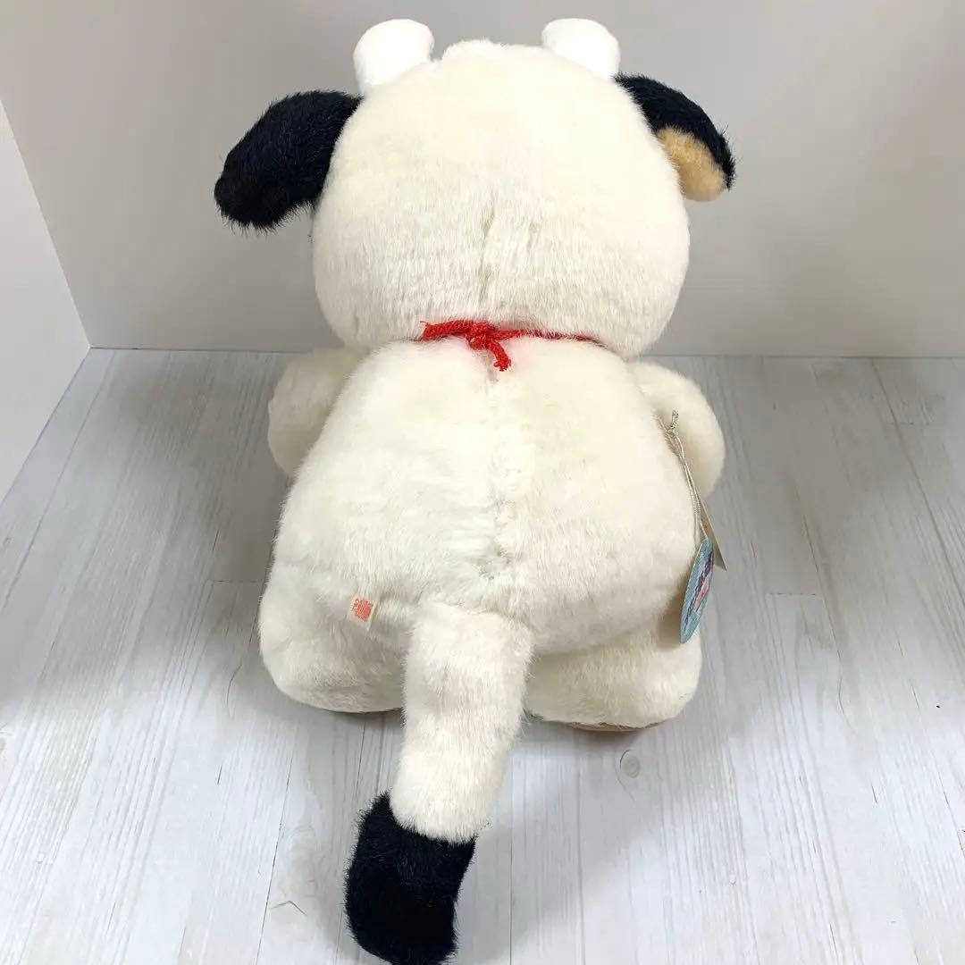 超美品　鳴く！　昭和レトロ　オオイケ　モーモー　北海道　ぬいぐるみ　牛　うし