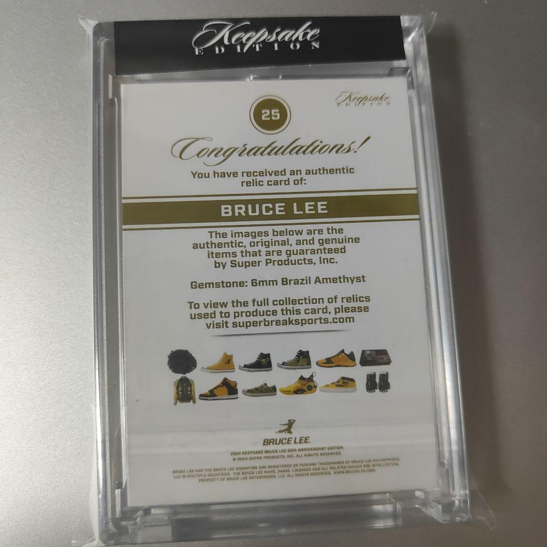 keepsake ブルース・リー　メモラビリアカード　100枚限定　カード