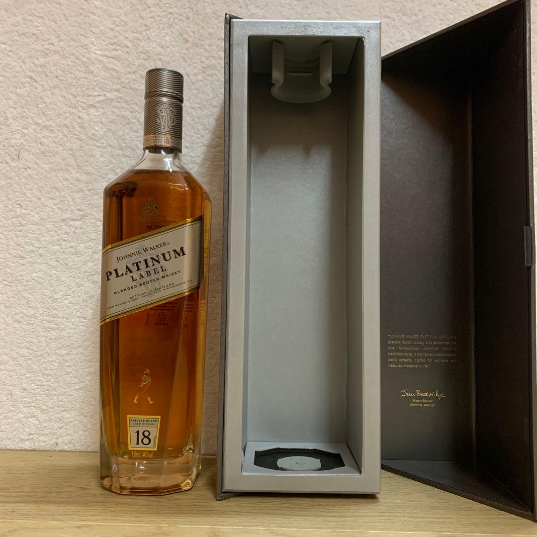 古酒　ジョニーウォーカー プラチナム18年