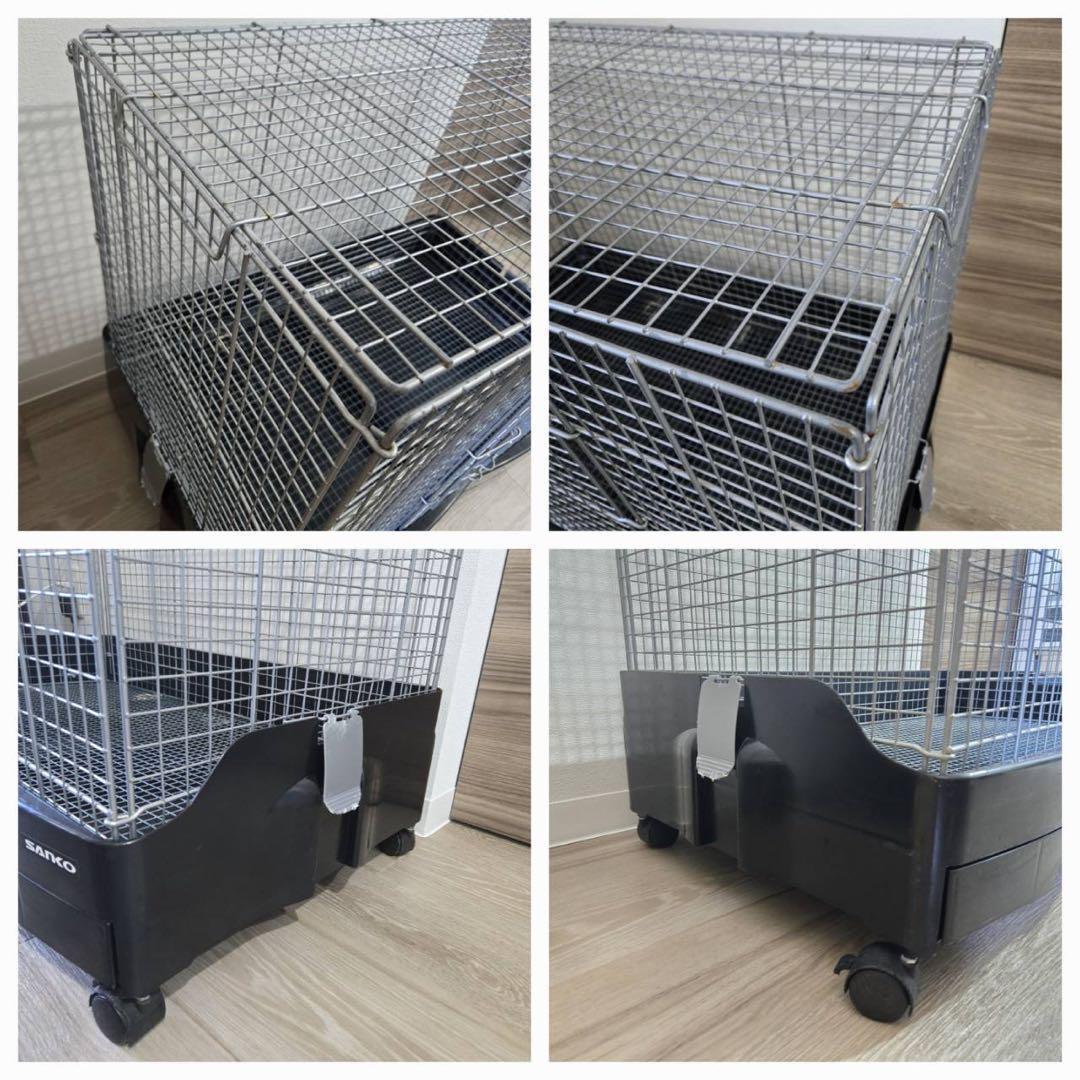 SANKO イージーホーム80 ローメッシュ チンチラ デグー ケージ 小動物