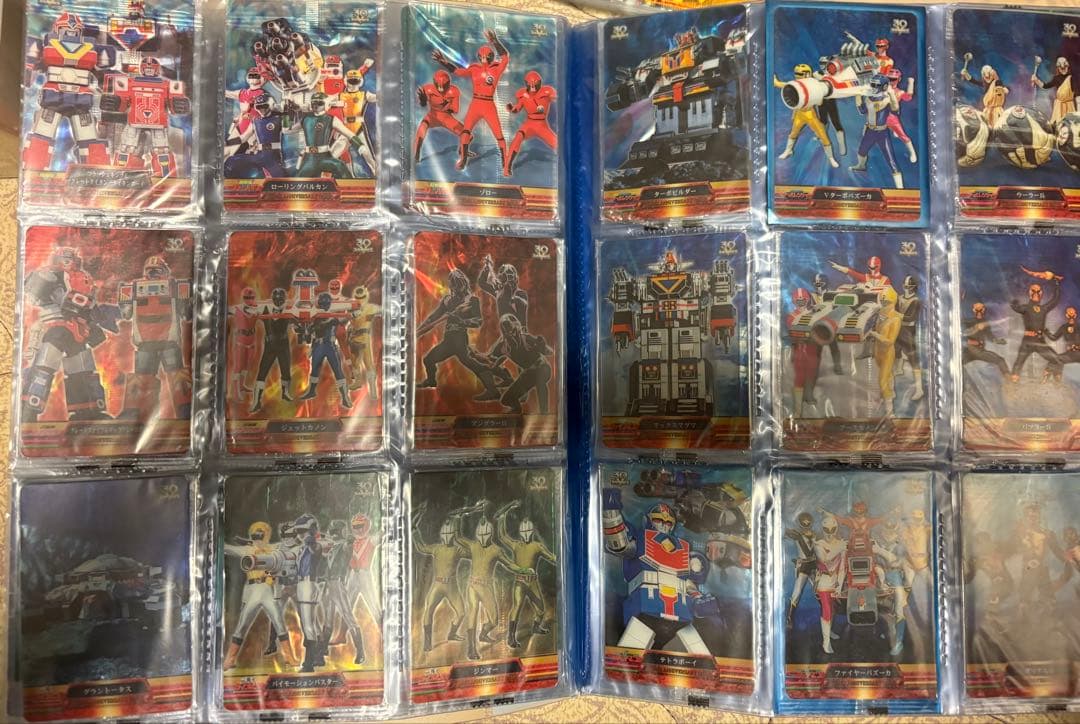 スーパー戦隊30周年アニバーサリーカード　透明袋未開封　１４２枚セット