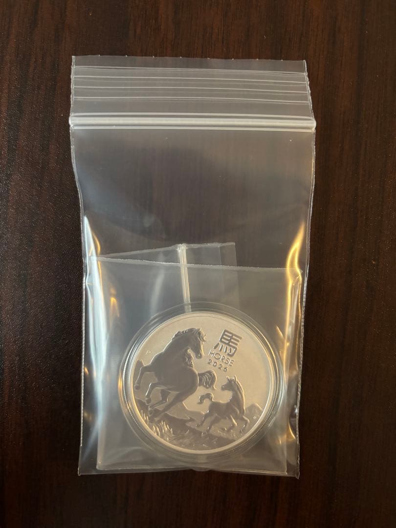 オーストラリア 2026 馬干支1oz 銀貨 純銀 31.1g 1オンス