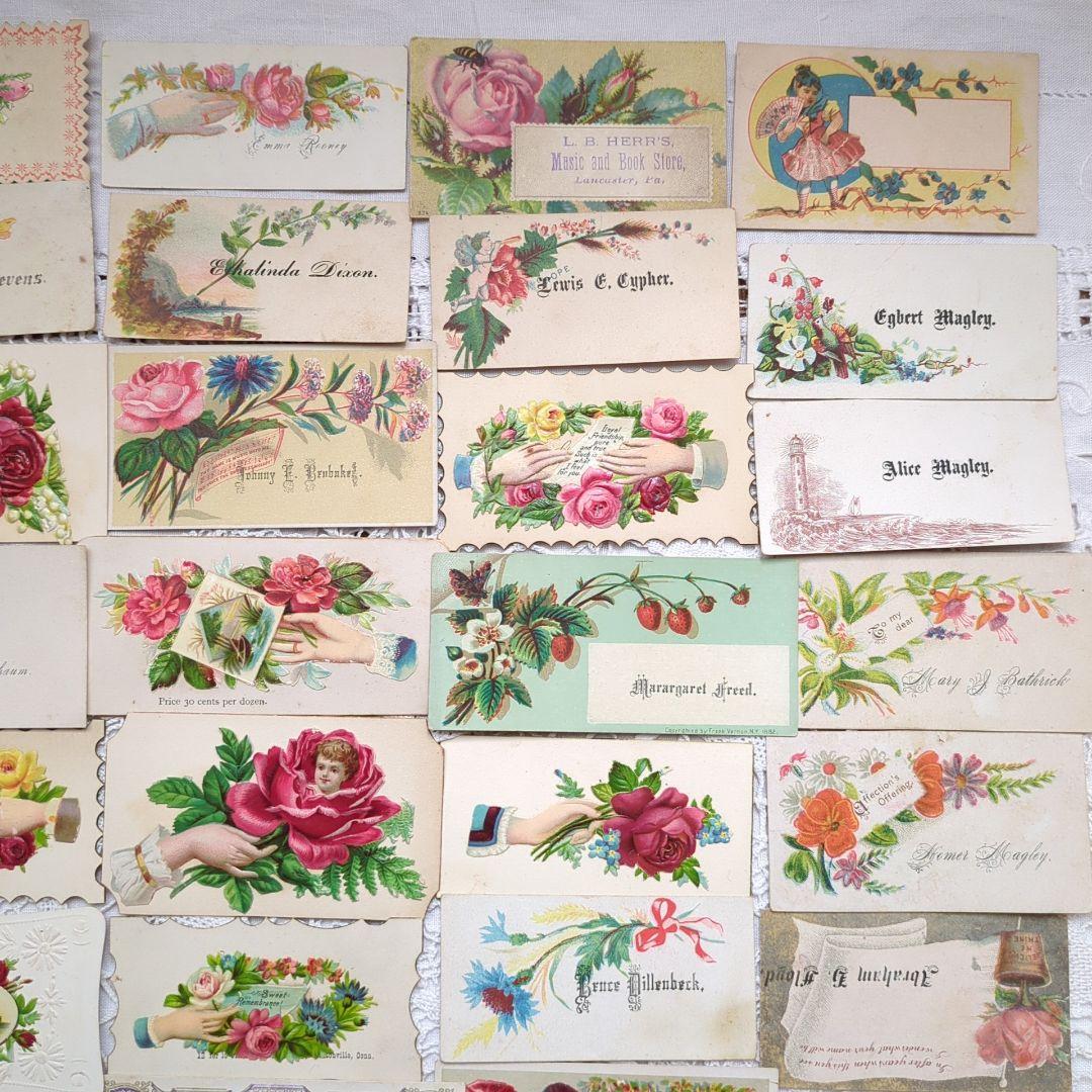 72枚①激レア コーリングカード クロモス アンティーク ヴィクトリアン蚤の市