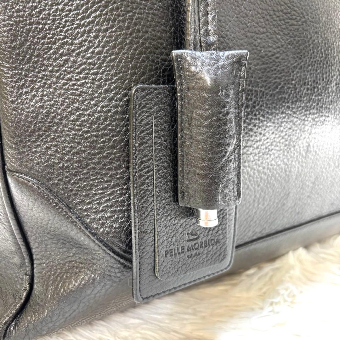 【美品】PELLE MORBIDA MB050 ビジネスブリーフバッグ　2室　黒