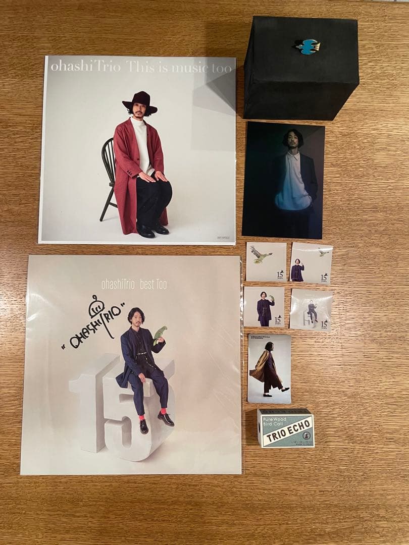 大橋トリオ グッズセット　TRIO ECHO サイン色紙 など