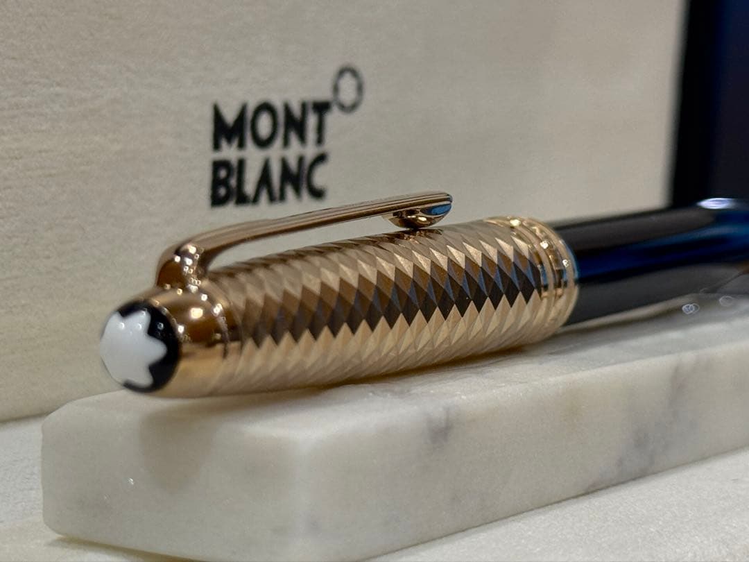【極美品】モンブラン ボールペン ソリテール ドゥエ ジオメトリック