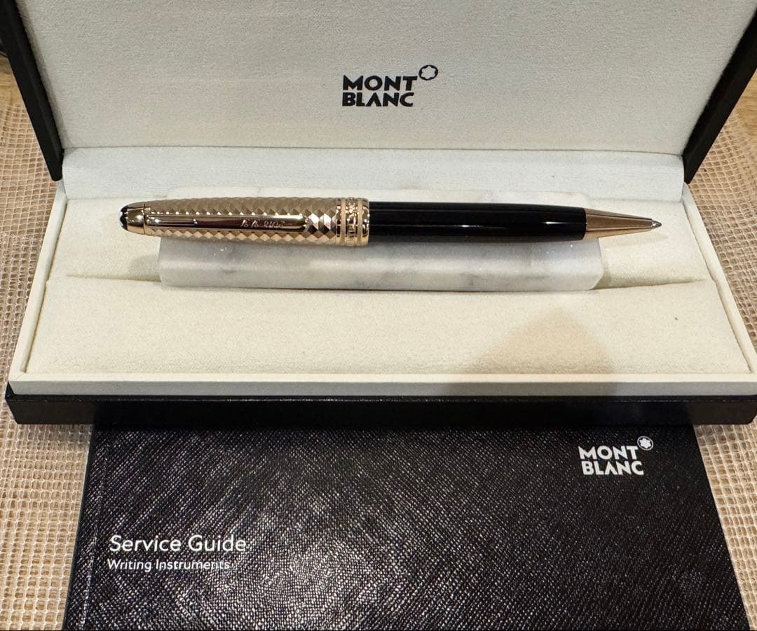 【極美品】モンブラン ボールペン ソリテール ドゥエ ジオメトリック