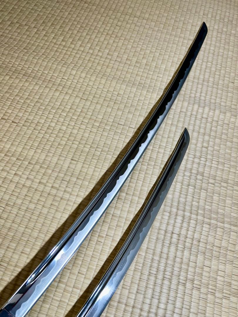 模造刀 太刀 脇差し 2本セット！　※刀身に樋あり（バラ売り不可）