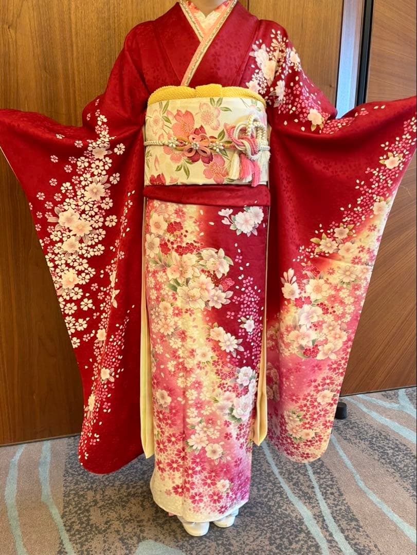 振袖　フルセット　小さめ　低身長