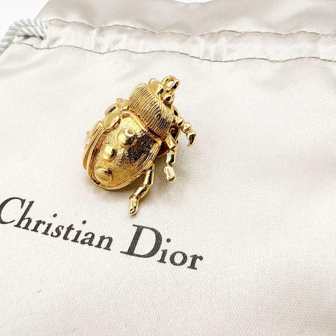 2592 Germany製✨Dior　ブローチ　CD　ロゴ　希少　刻印