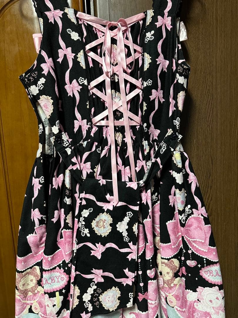 くみゃちゃんのRibbonC'estBonBelle Journee柄JSK1型