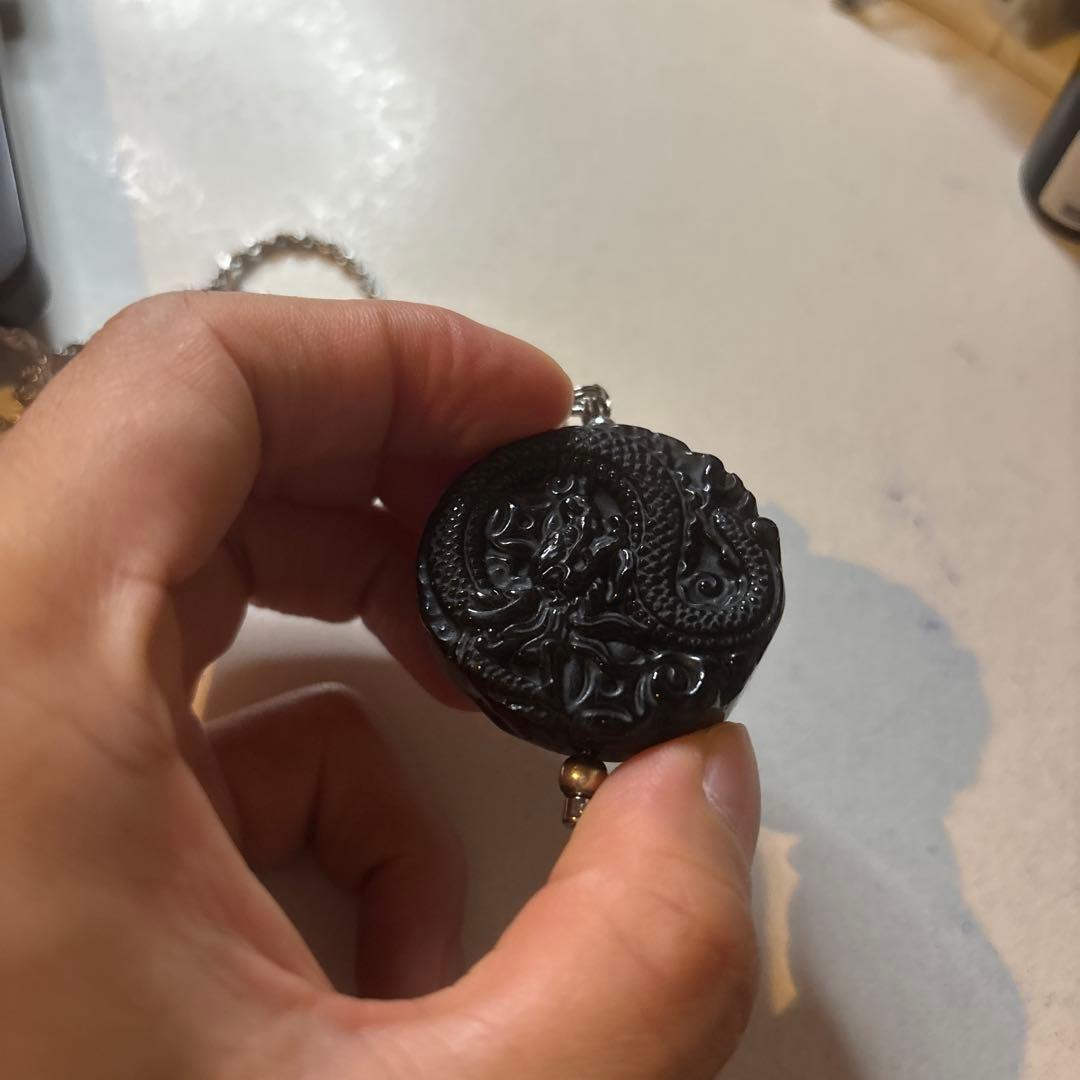 龍のモリオン！ネックレス！すっごいパワー！悪いのを回避してくれるかも！