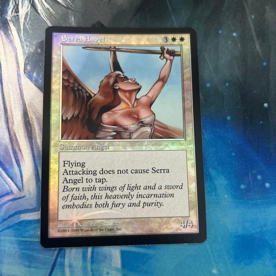 Foil】《セラの天使/Serra Angel 旧枠プロモ] 英語 en その1