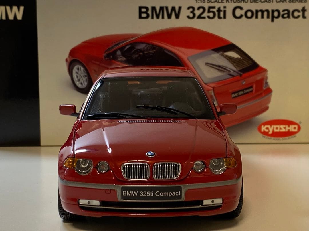 京商 1/18 BMW 325ti Conpact コンパクト (レッド)