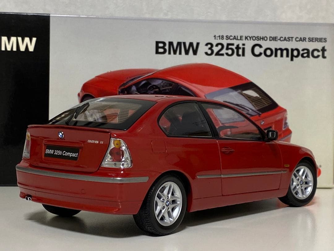 京商 1/18 BMW 325ti Conpact コンパクト (レッド)