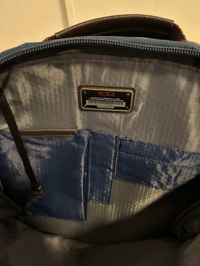 TUMI トゥミ　ネイビー　ビジネスリュック