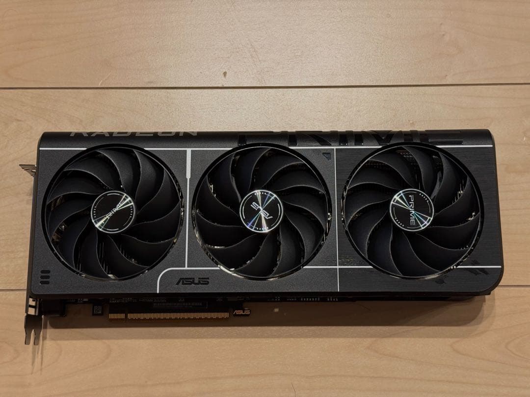 ASUS PRIME-RX9070XT-O16G（使用1ヶ月)す