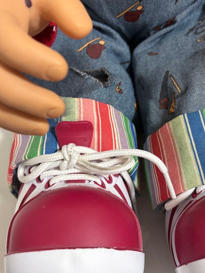 チャイルドプレイチャッキーお喋り機能付き人形フィギュア