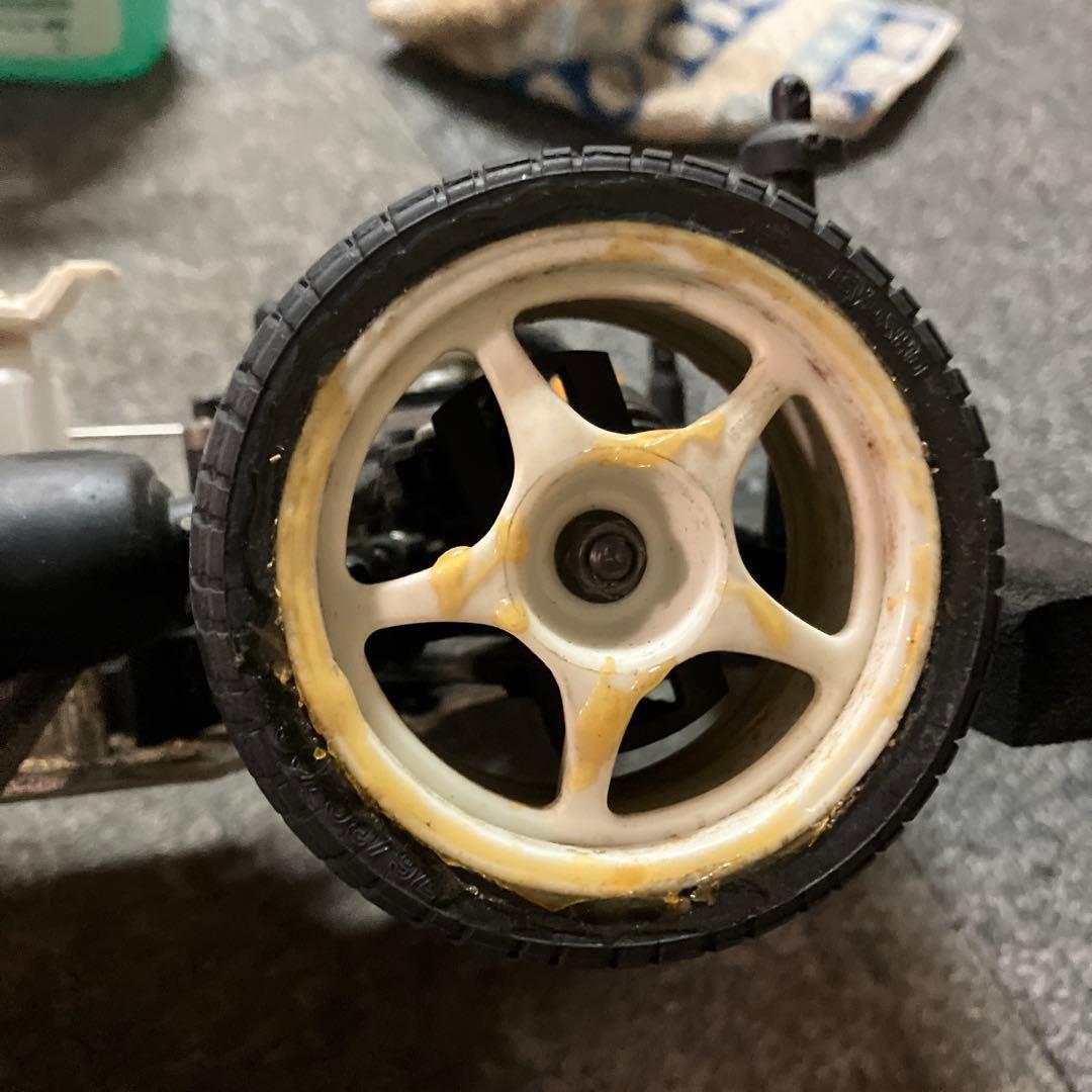 シルバー 4WD ラジコンカー　エンジンカー