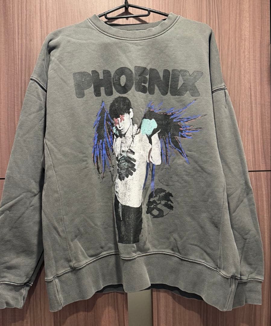 BECOMETREE×TAKUYA∞ PHOENIX スウェットシャツ ブラック