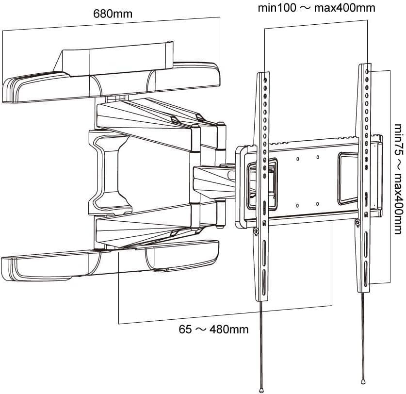 【開封・未使用】TVセッター テレビ 壁掛け 37～65インチ VA226 #1