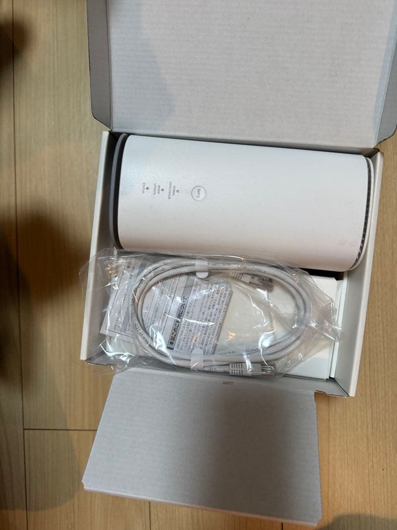 【美品・解約済】Speed Wi-Fi  5G L13 ホワイト