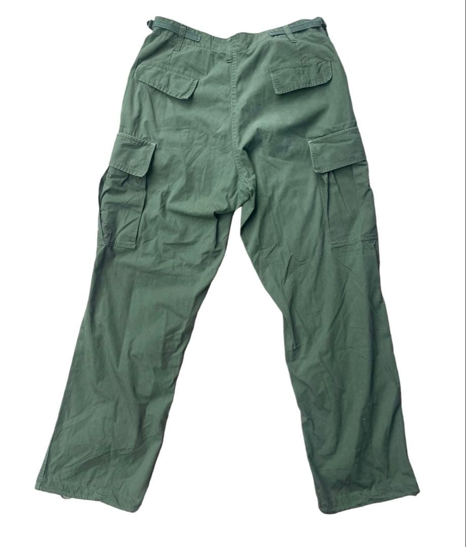 米軍ジャングルファティーグパンツ3rdノンリップ1967年OG107サイズM/R