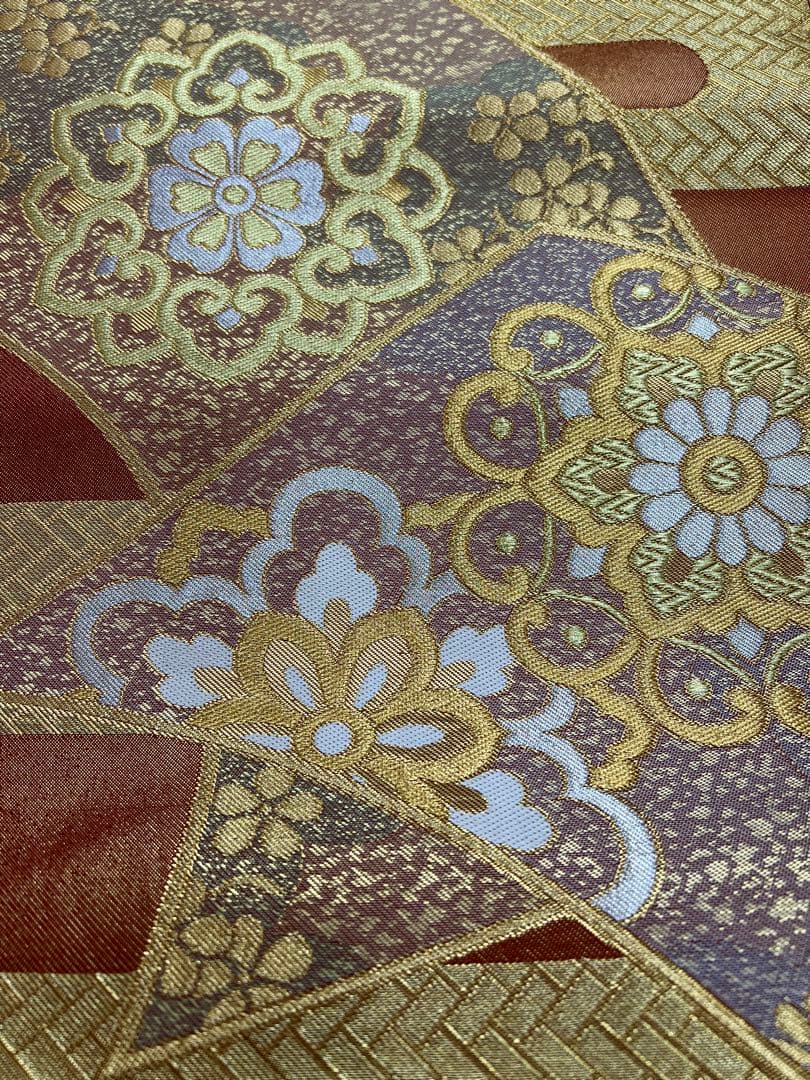 振り袖　フルセット　別誂長襦袢　金彩加工　刺繍入り　振り柄有　川島袋帯　　691