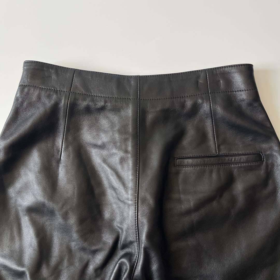 ディオール　スコート　CDバックル　ラムレザー　ブラック　38サイズ　キュロット