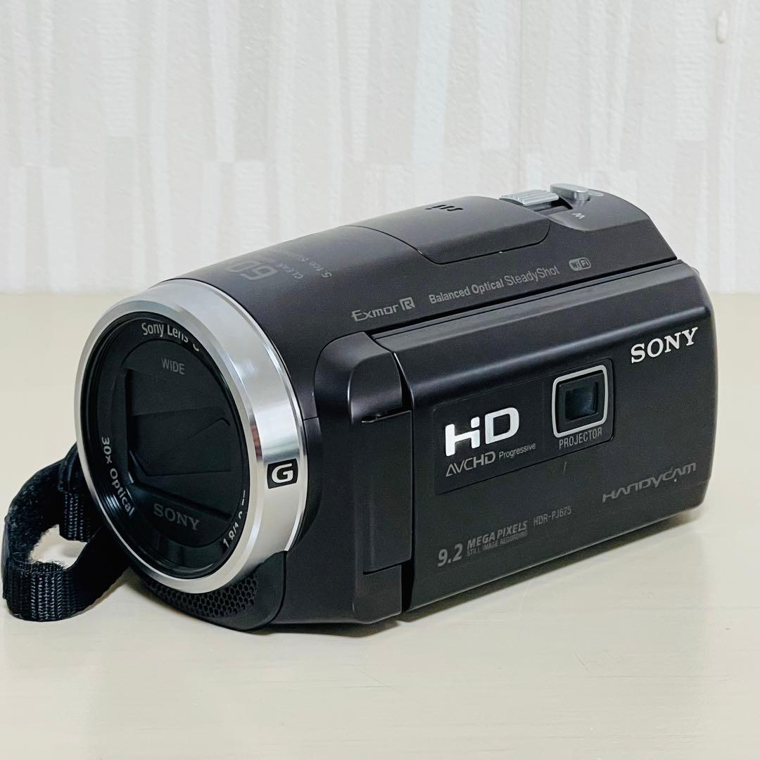 SONY ソニー ハンディカム ビデオカメラ HDR-PJ675 バッテリー2個