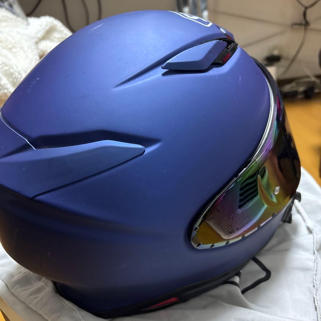 SHOEI Z-8 フルフェイスヘルメット マットブルー ビーコムワン付き