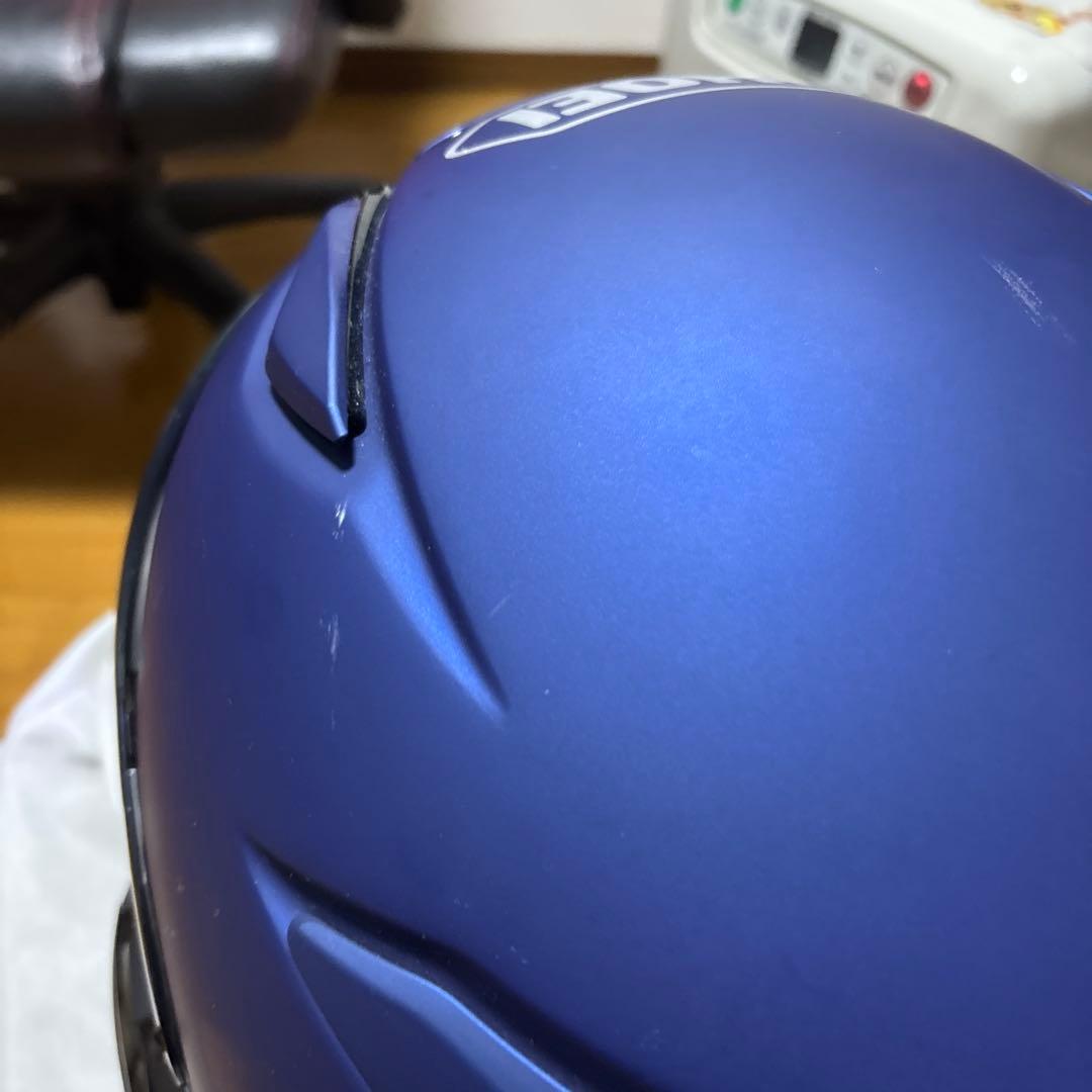 SHOEI Z-8 フルフェイスヘルメット マットブルー ビーコムワン付き