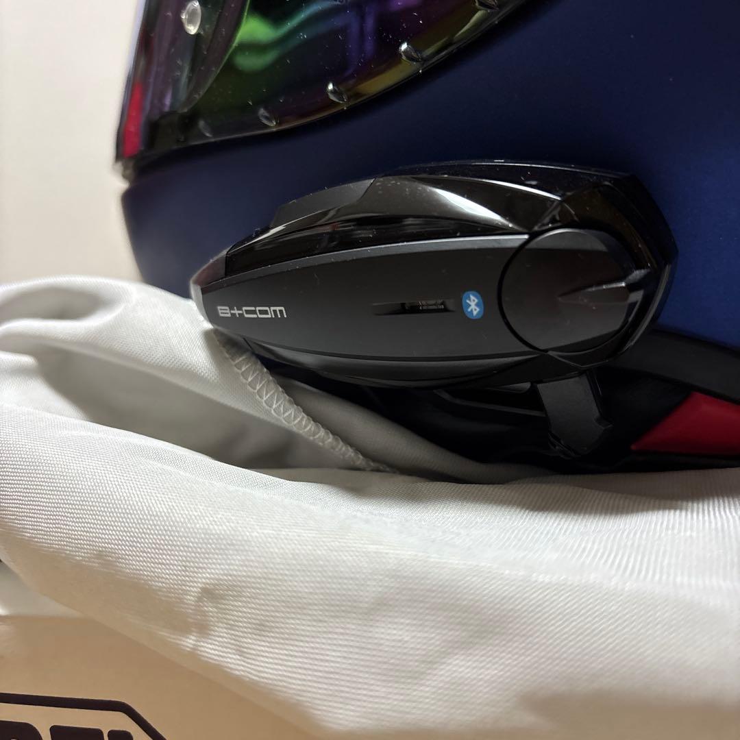 SHOEI Z-8 フルフェイスヘルメット マットブルー ビーコムワン付き