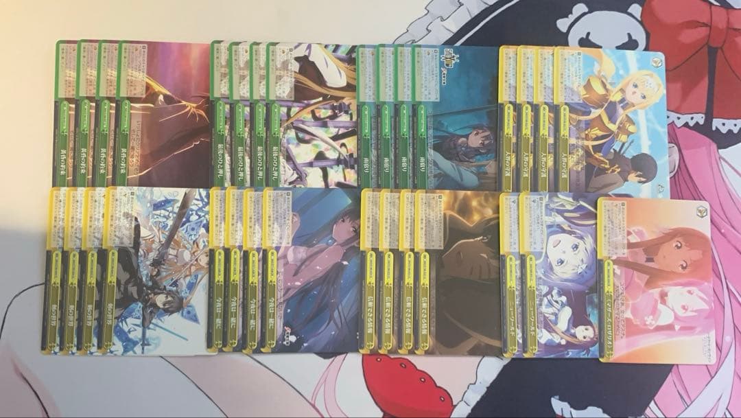 ヴァイスシュバルツ　SAO ソードアート・オンライン　デッキ　パーツ　セット