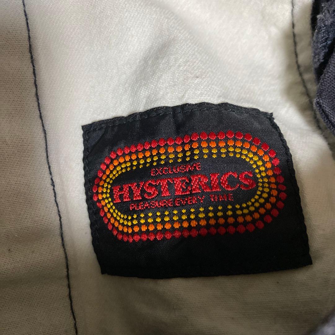 Hysterics ワンポイントロゴ刺繍キャンバスアウトドアパンツ