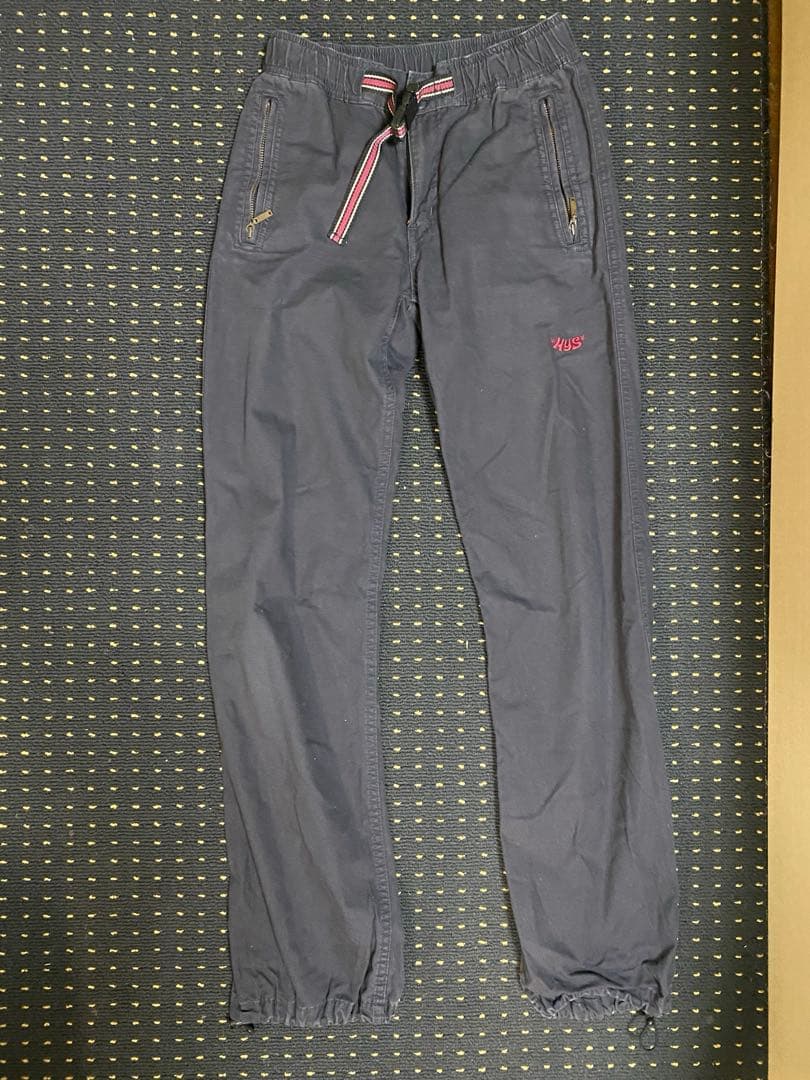 Hysterics ワンポイントロゴ刺繍キャンバスアウトドアパンツ