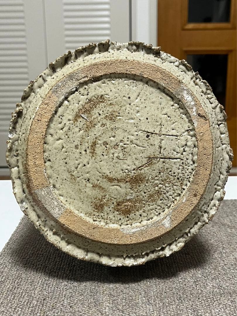 古琉球 人間国宝 古美術 在銘 花器 花瓶 花入 昭和期