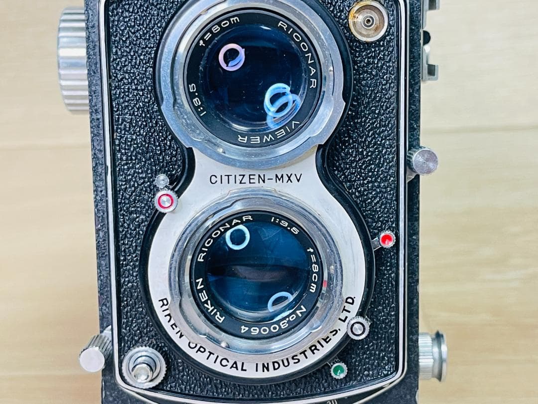 【完動美品】RICOHFLEX NEW DIA リコー 二眼レフ フィルムカメラ