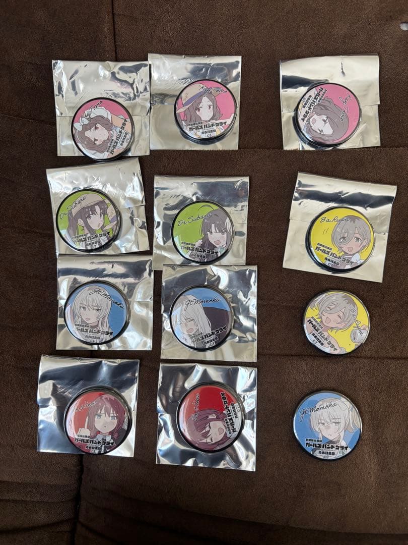 ガールズバンドクライ 特典 缶バッジ 12種