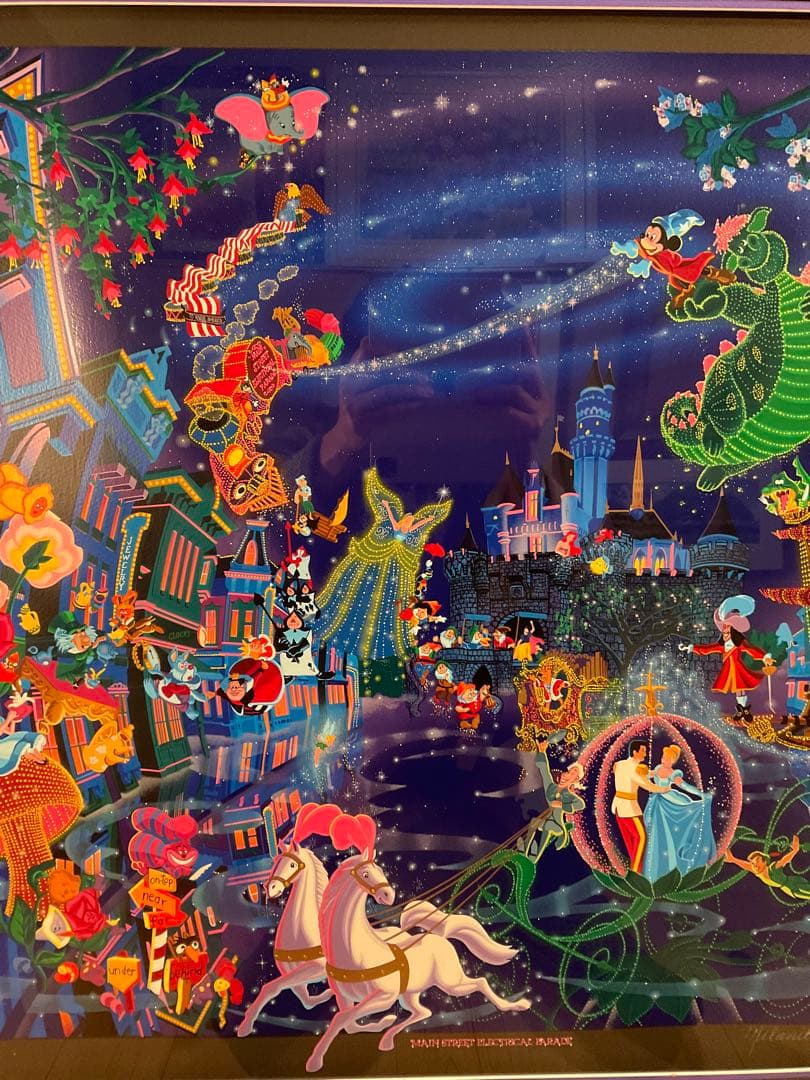 メラニーケント「エレクトリックパレード」シルクスクリーン直筆サイン・作品保証書有