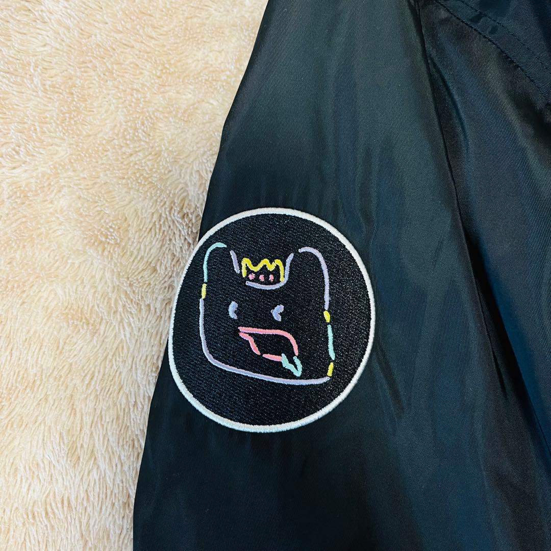 めいちゃん MA-1 歌い手 めいちゃん ジャンパー ブルゾン ブラック フリー