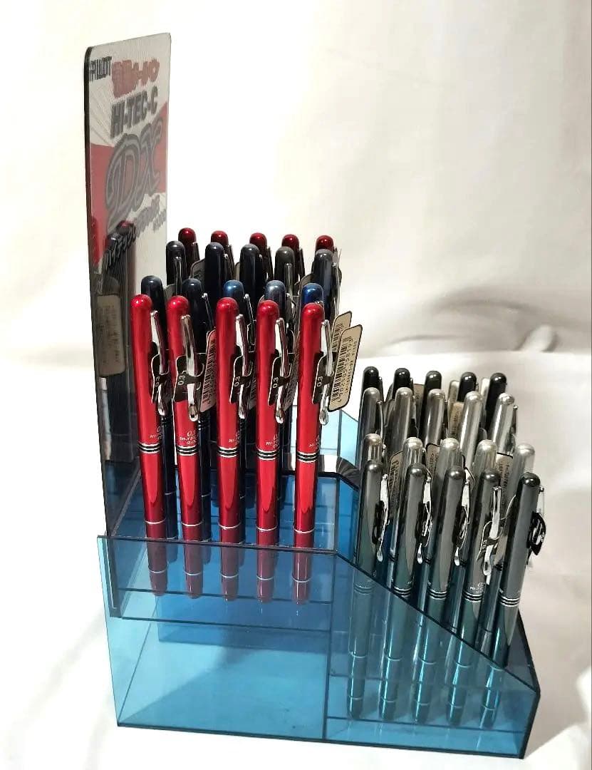 ★廃盤品★PILOT HI-TEC-C DX 0.3 0.4 陳列棚付き