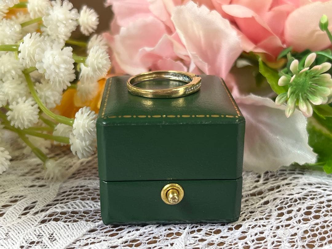 【超激レア‼︎】英国 9金 天然ゾイサイト バーミンガム 指輪 リング 1956年