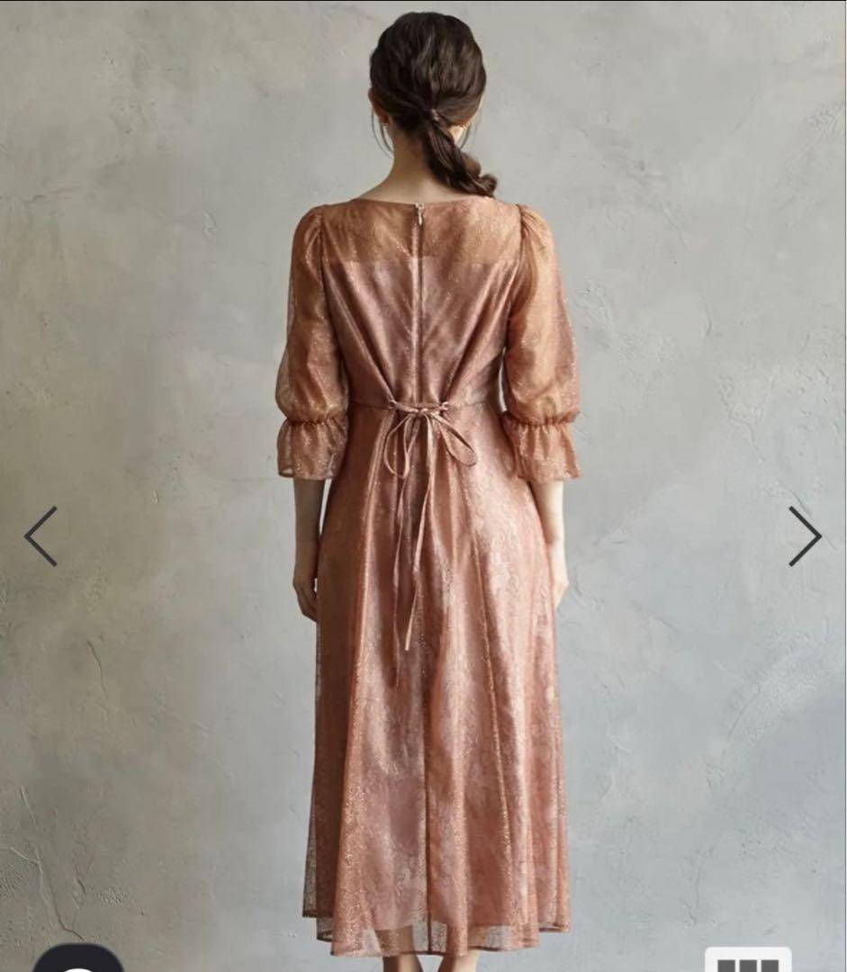 Aimer グリッターレースフィット＆フレアドレス