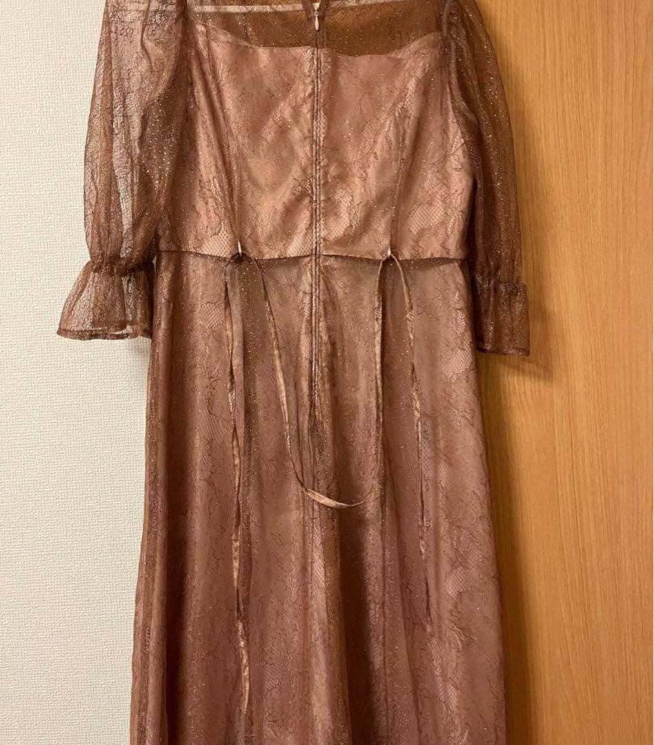 Aimer グリッターレースフィット＆フレアドレス