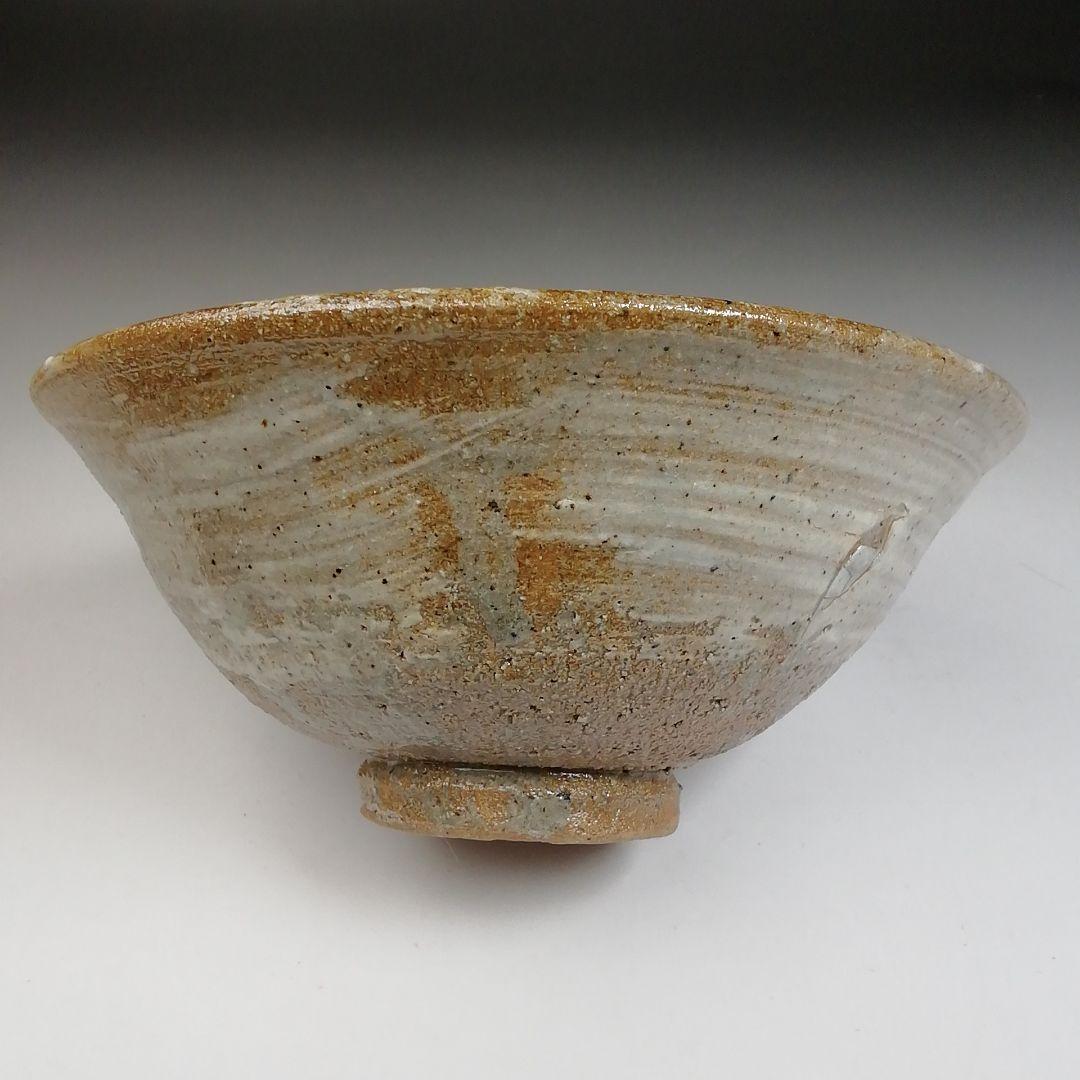 Ｗ５５　茶碗　『彫三島　刷毛目茶碗』『尾田一念 作』　共箱　抹茶碗　茶道具